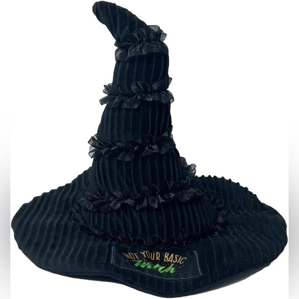 Wicked Elphaba's Witch Hat Super Soft Plush Decorative Throw Pillow, 14x10”